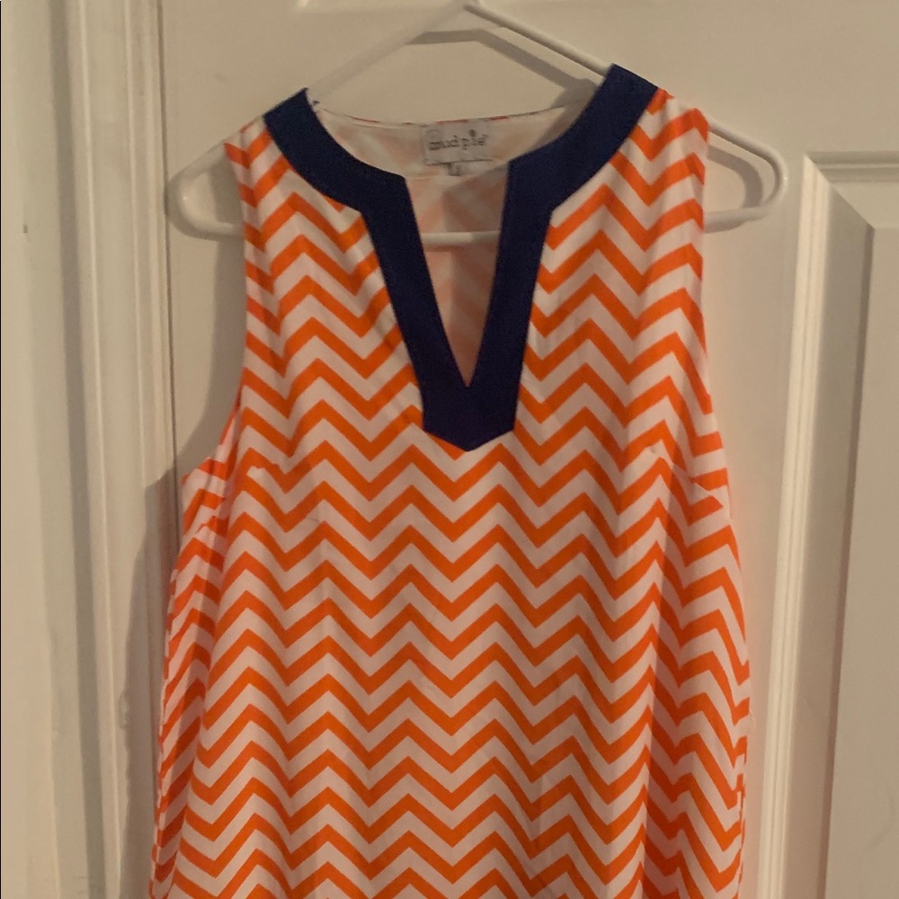 Mud Pie Chevron dress S